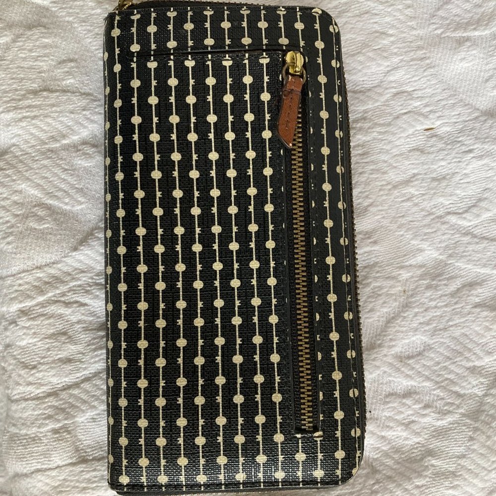 Fossil Key Print Zip Around Wristlet Wallet - image 5